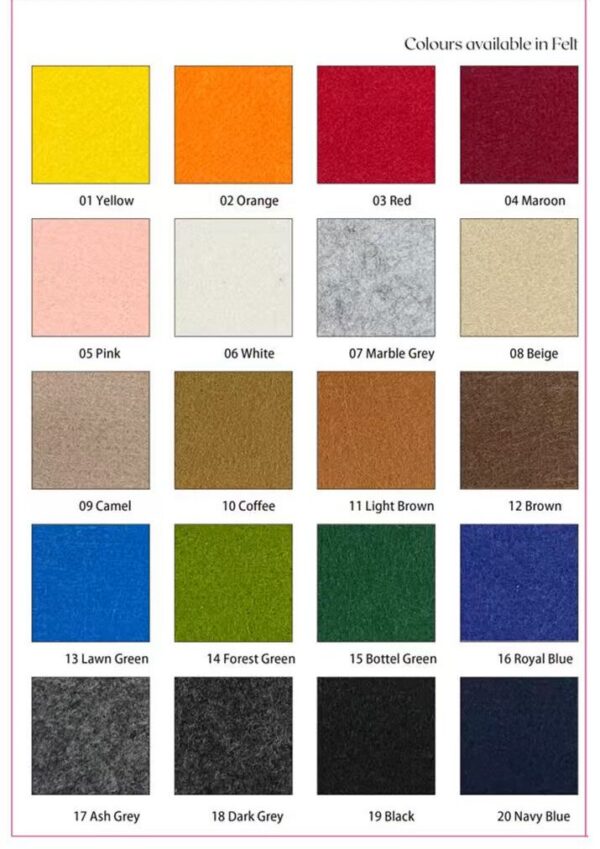 interior colors felt